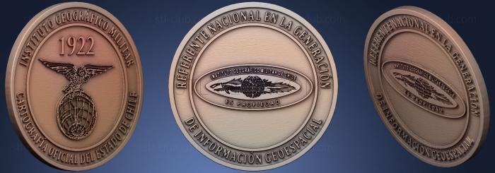 Moneda Instituto Geografico Militar de Chile