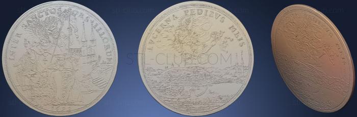 Монеты Красота исторической Швейцарии 1699 года