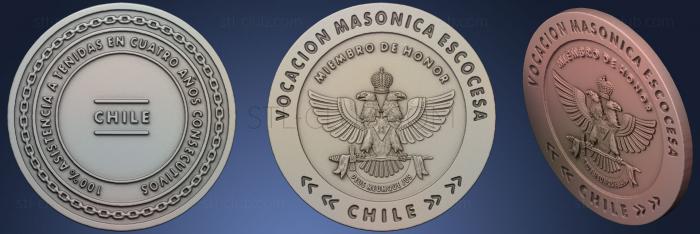 Монеты Vocacion Masonica Escocesa