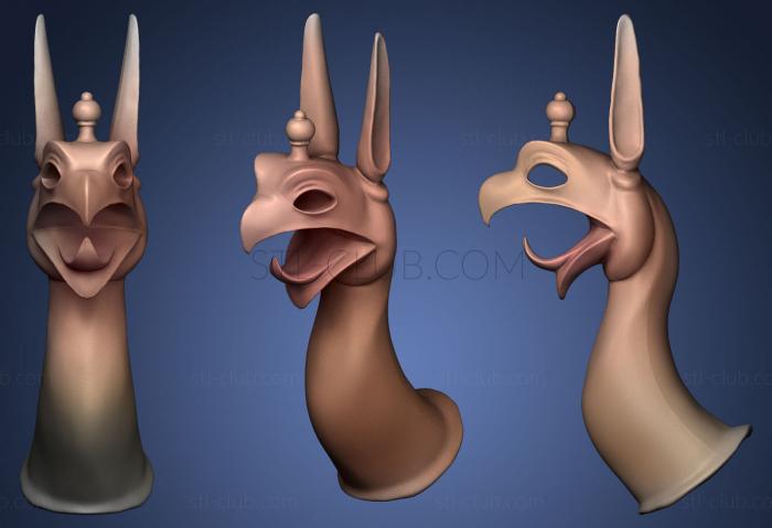 3D модель Ирионская птица 3D скульптура (STL)