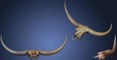 3D model Bison Latifrons Skull (STL)