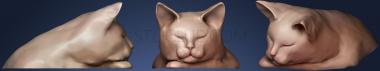 3D model Chat Dodo  Cat Sleeping (STL)