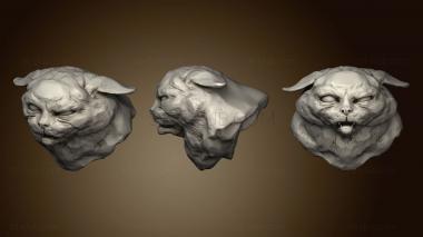 3D model Furious Cat (STL)