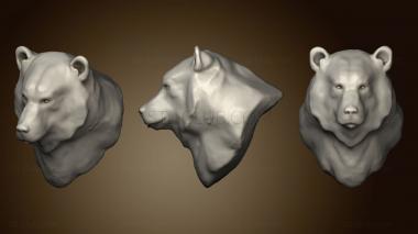 3D мадэль Медведь Гризли 2 2 (STL)