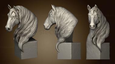 3D model Horse Bust (STL)