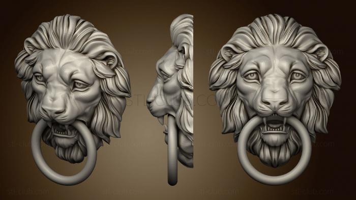 3D model Lion for neck (STL)