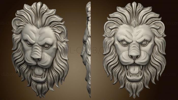 3D model Lion head (STL)