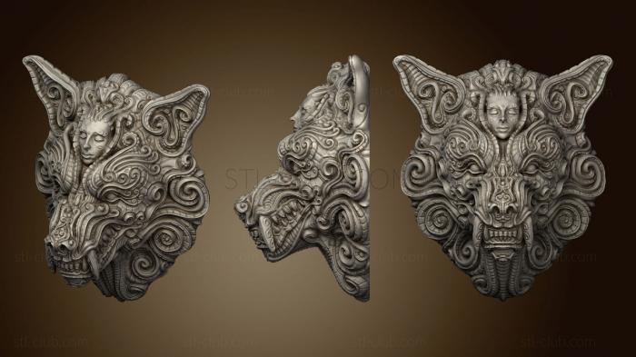 3D model Ornate Wolf Zane Rogers (STL)