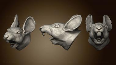 3D мадэль Кричащая Крыса 19 (STL)