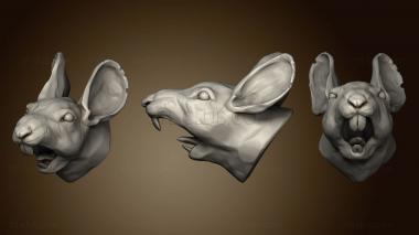 3D мадэль Кричащая Крыса (STL)