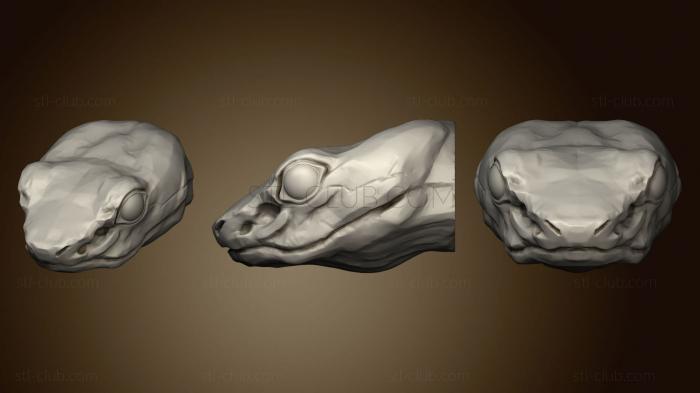 3D мадэль Змеиная Голова (STL)