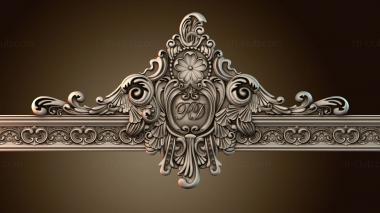 3D модель Декоративный наличник и картуш (STL)