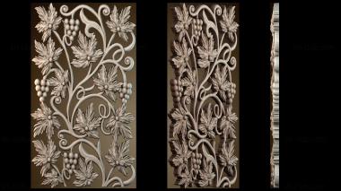 3D модель Узор «Виноградный лист» (STL)