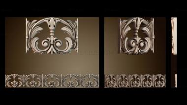 3D модель Багет с круглым узором District (STL)