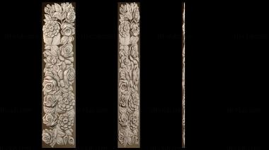 3D модель Панельные цветы (STL)