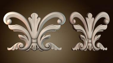 3D модель Узор ряда элементов декора (STL)