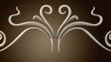 3D модель Вязаные крючком крылья бабочки (STL)