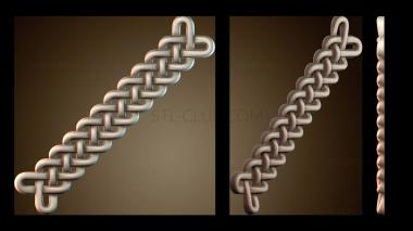 3D модель Узор из лент Тет (STL)