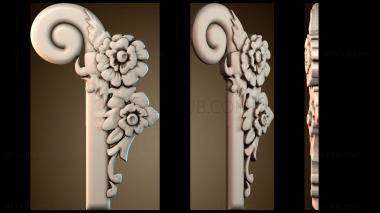 3D модель Узор с закрученным клювом (STL)