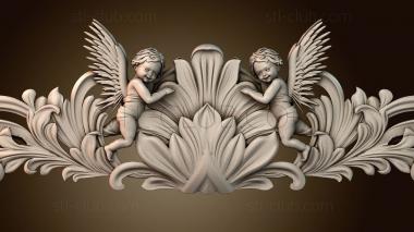 3D модель Выкройка двух ангелочков (STL)