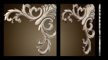 3D модель Узор цветы (STL)