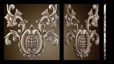 3D модель Узор цветы (STL)