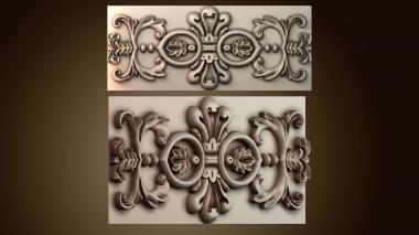 3D модель Узор цветы (STL)