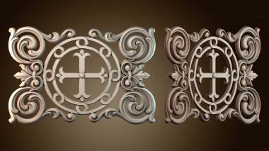 3D модель Узор цветы (STL)