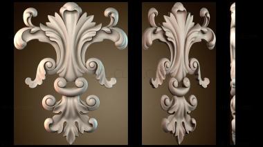 3D модель Узор цветы (STL)