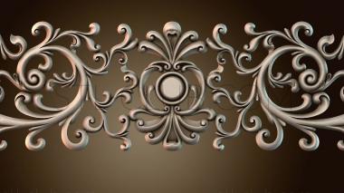 3D модель Узор цветы (STL)