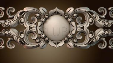 3D модель Узор цветы (STL)