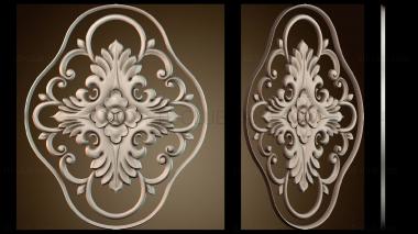 3D модель Узор цветы (STL)