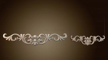 3D модель Узор цветы (STL)