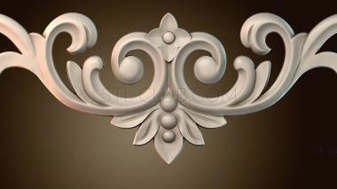 3D модель Узор цветы (STL)