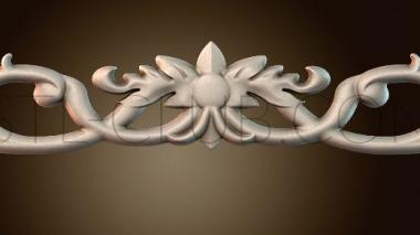 3D модель Узор цветы (STL)