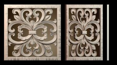 3D модель Узор цветы (STL)