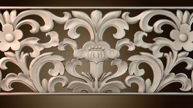 3D модель Узор цветы (STL)