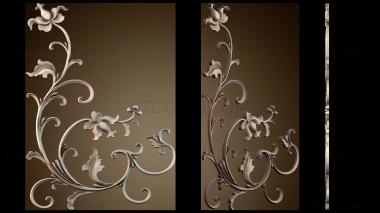 3D модель Узор цветы (STL)