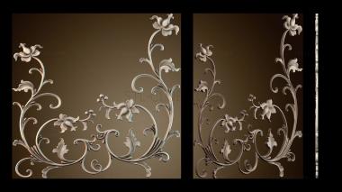 3D модель Узор цветы (STL)