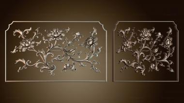 3D модель Узор цветы (STL)