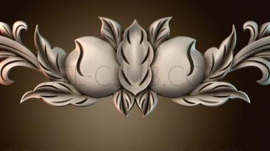 3D модель Узор цветы (STL)