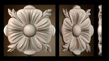 3D модель Узор цветы (STL)