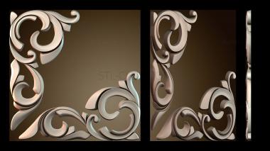 3D модель Узор цветы (STL)