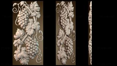 3D модель Цветы с узором из лозы (STL)