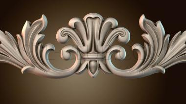 3D модель Узор цветы (STL)