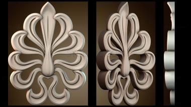 3D модель Узор в центре (STL)