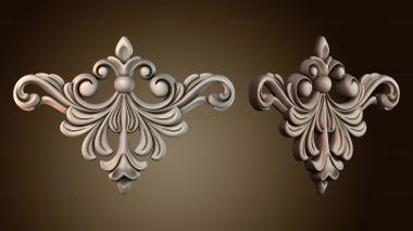 3D модель Узор цветы центр (STL)