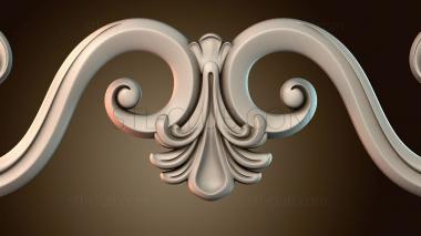 3D модель Узор из длинных лент (STL)