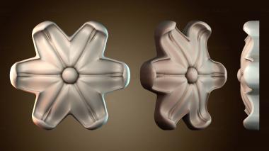 3D модель Узор цветы (STL)