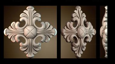 3D модель Узор Цветок (STL)